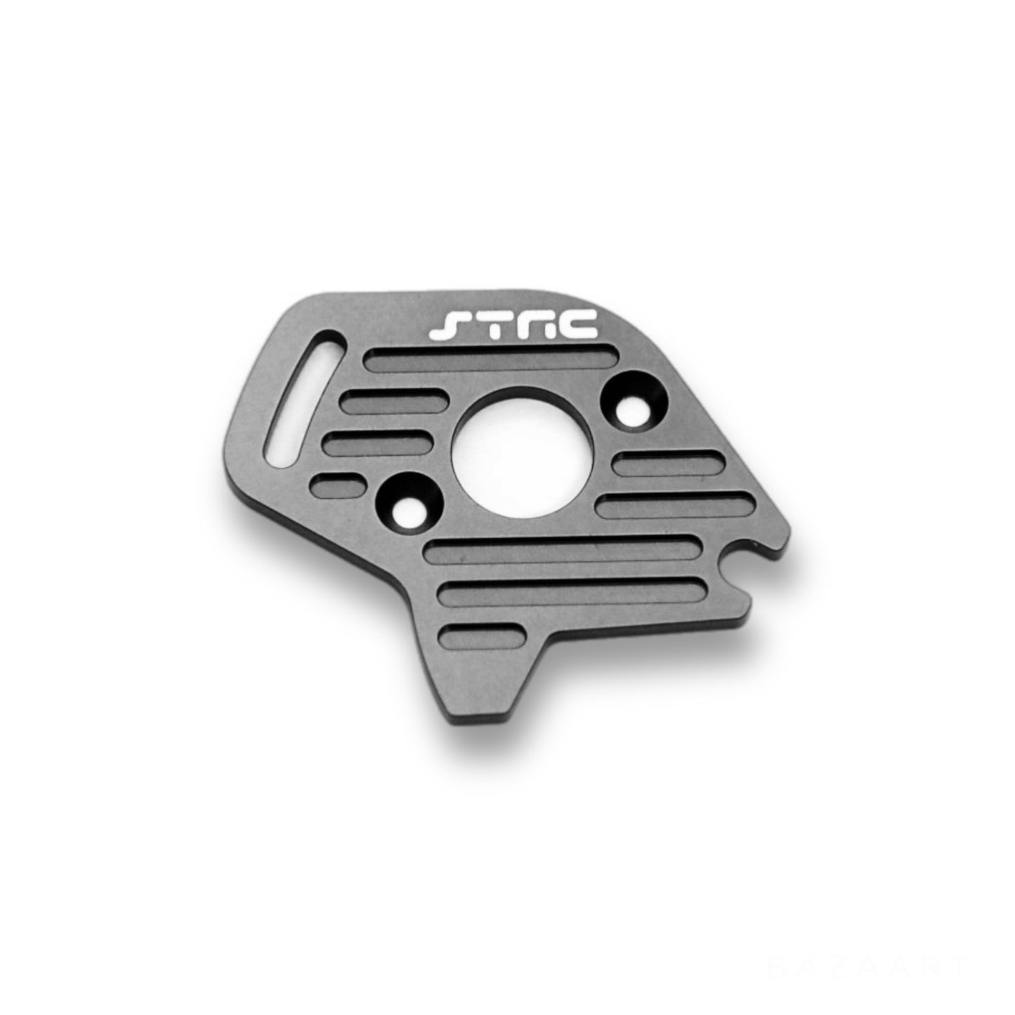 Team STRC CNC Machined Finned Aluminum Motor Plate