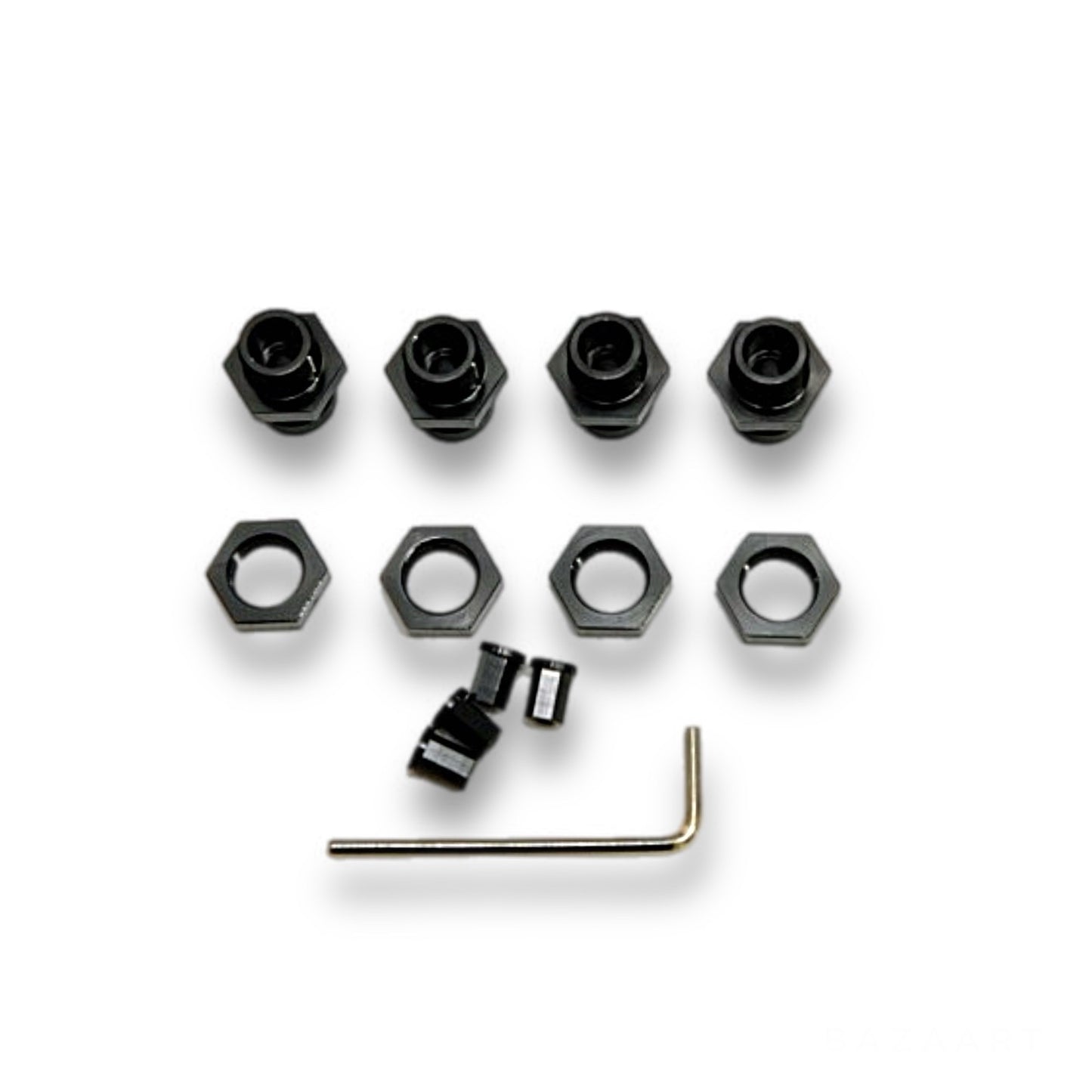 CNC Machined Aluminum 17mm Hex Adatpers