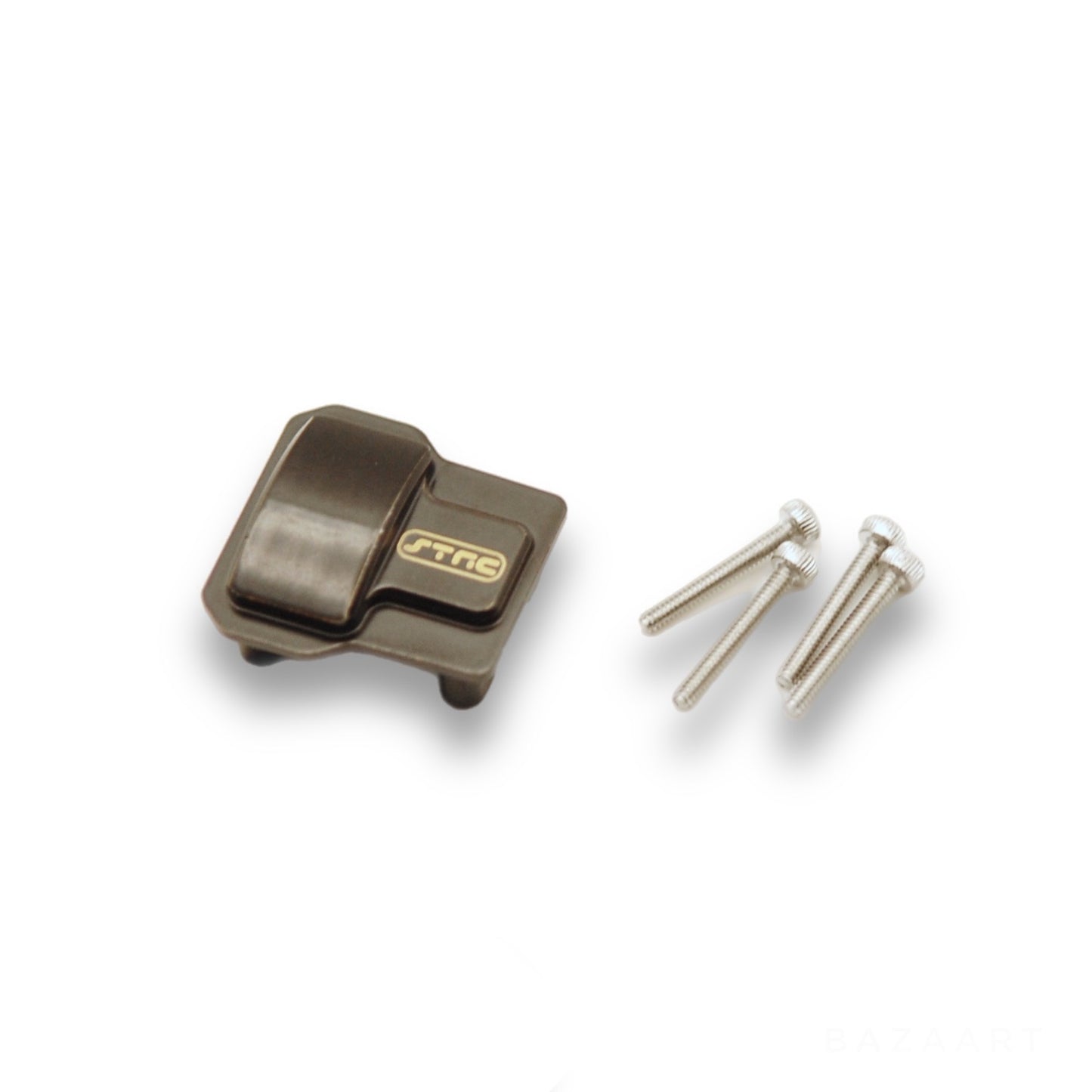 CNC Machined Brass Diff Cover (1 Pc, Black)