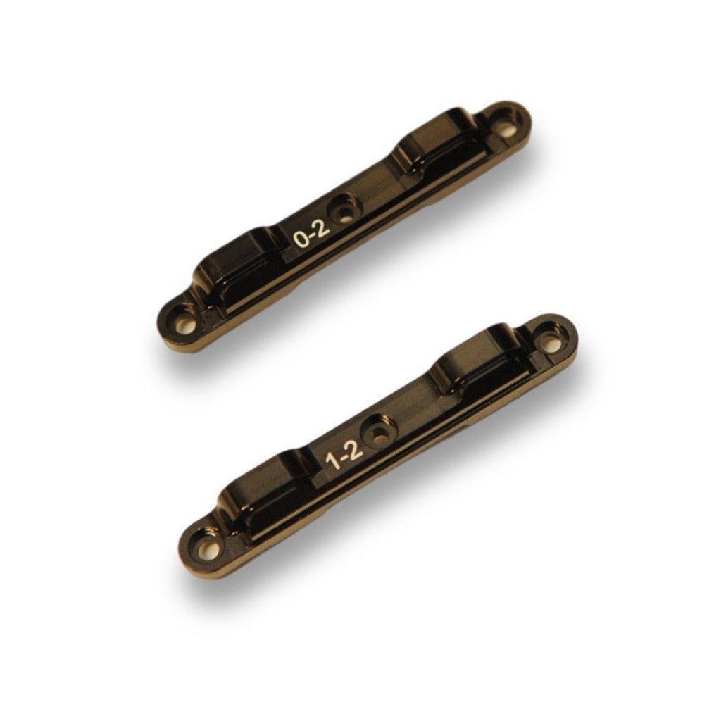 CNC Machined. Alum. 0 Deg. & 1 Deg. Rear Suspension Block Set for Associated DR10 (1 Pair)