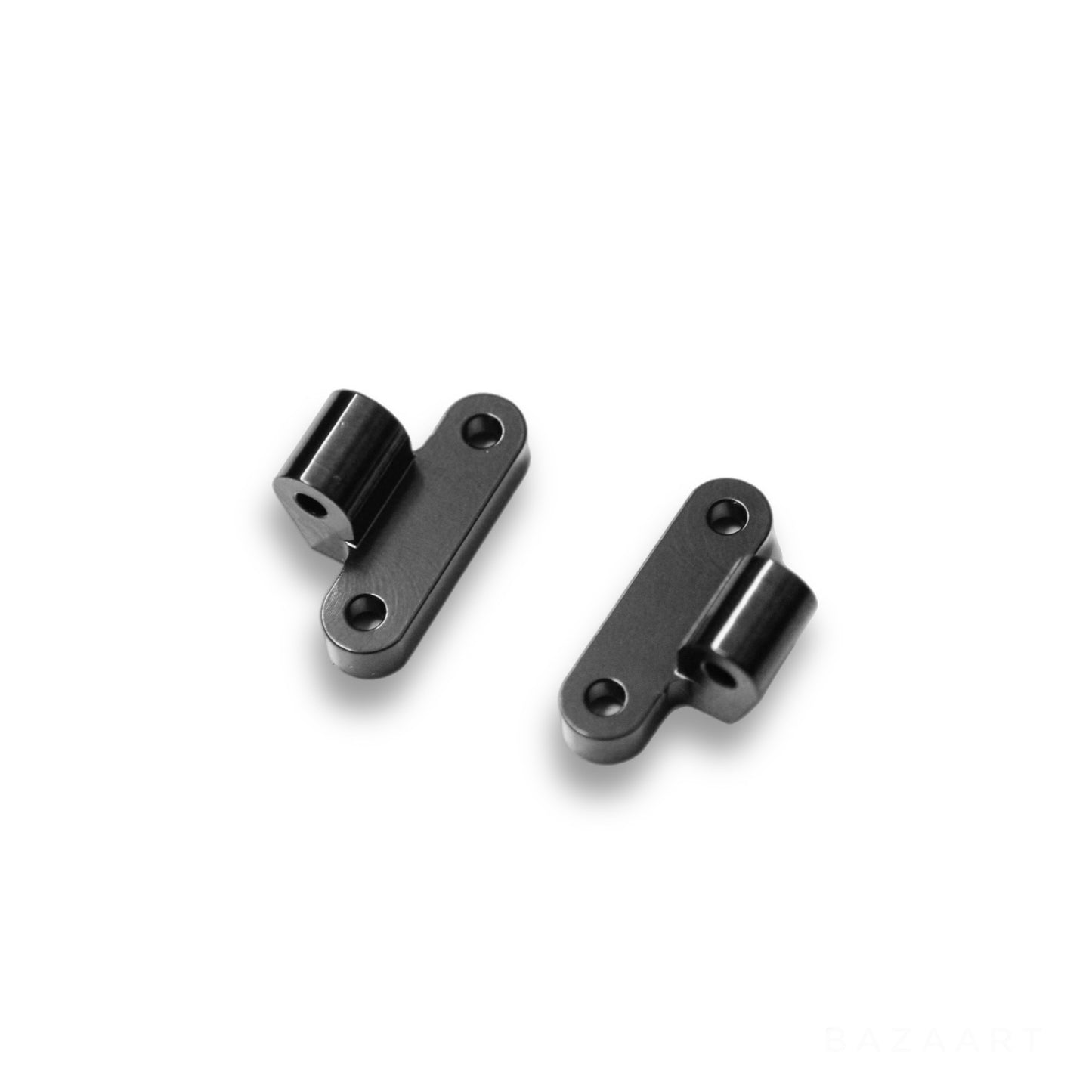 CNC Machined Brass Front Upper Arm Mount (Black)