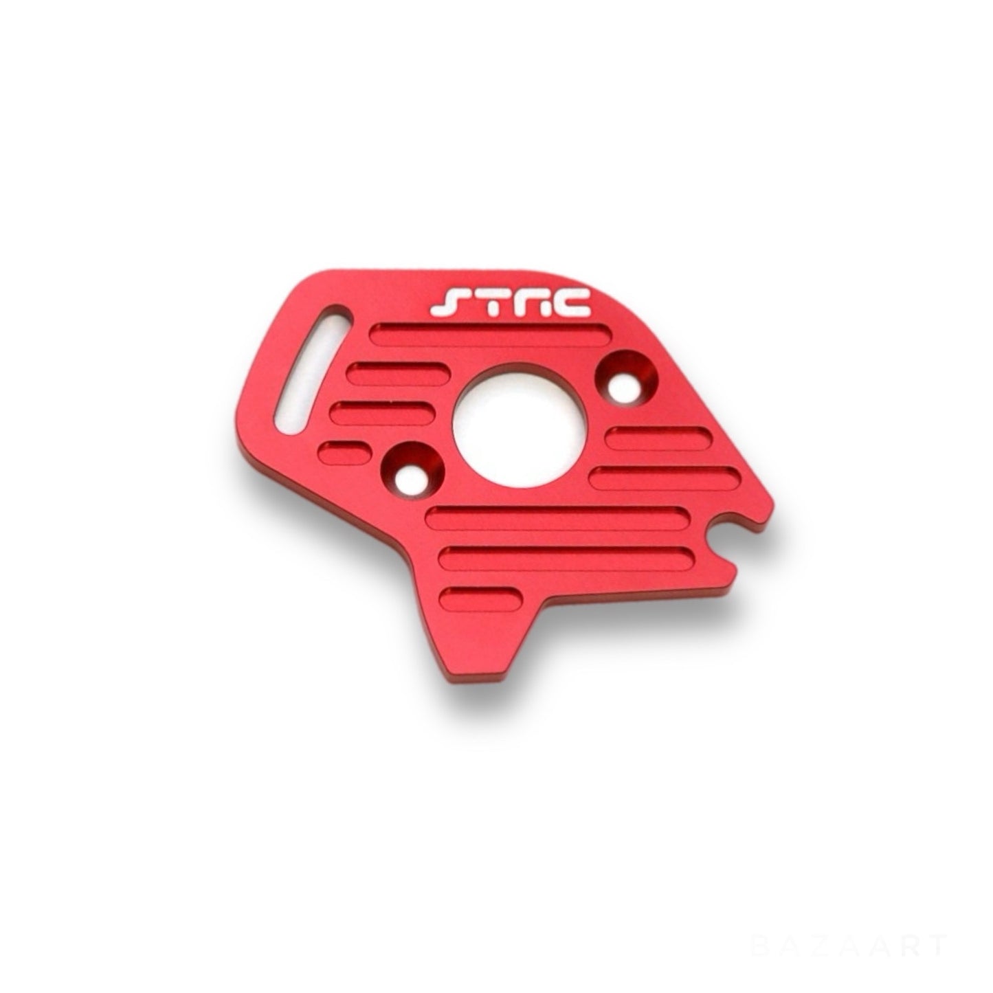 Team STRC CNC Machined Finned Aluminum Motor Plate