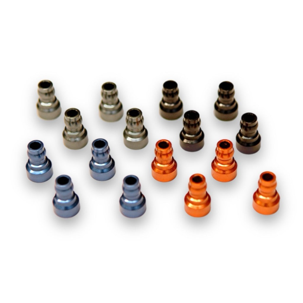 CNC Machined Aluminum Upper Shock Mount Bushing for Associated DR10/SR10M (4 pcs)