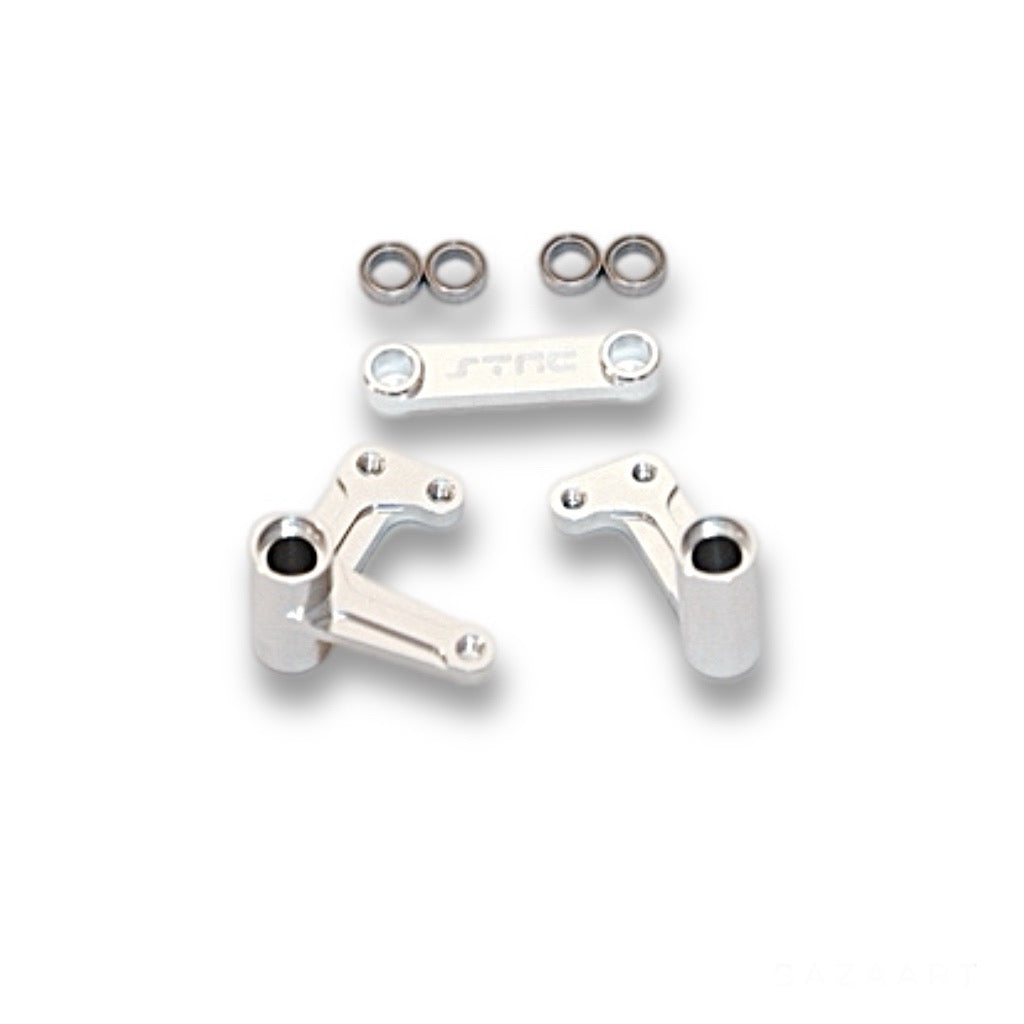 Team STRC Aluminum Steering Bellcrank Set (w/bearings) for Slash/Rustler/Bandit