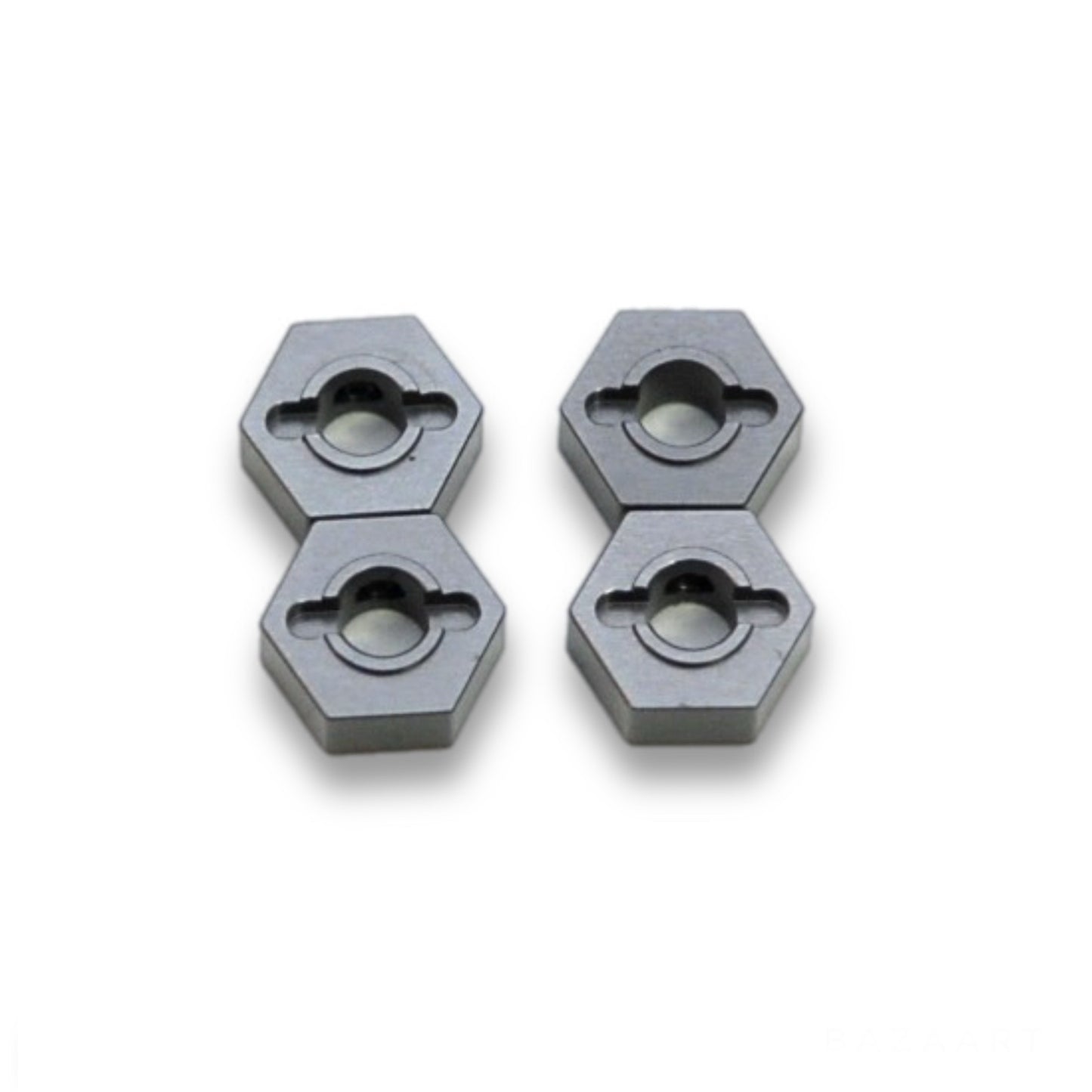Team STRC CNC Machined Aluminum 12mm Hex Adapter (4 Pcs)