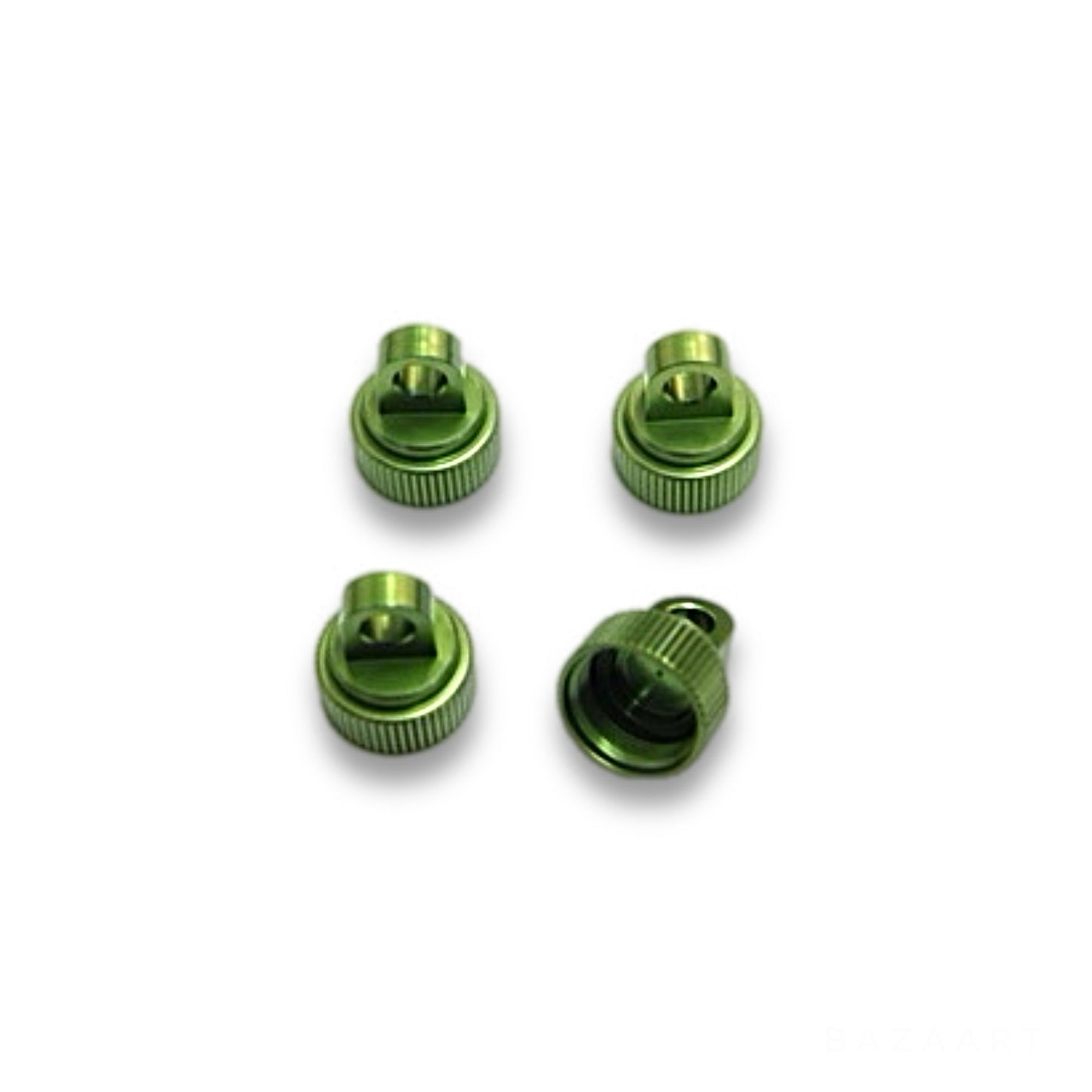 Team STRC Aluminum CNC Machined Upper Shock Caps (4 Pcs)