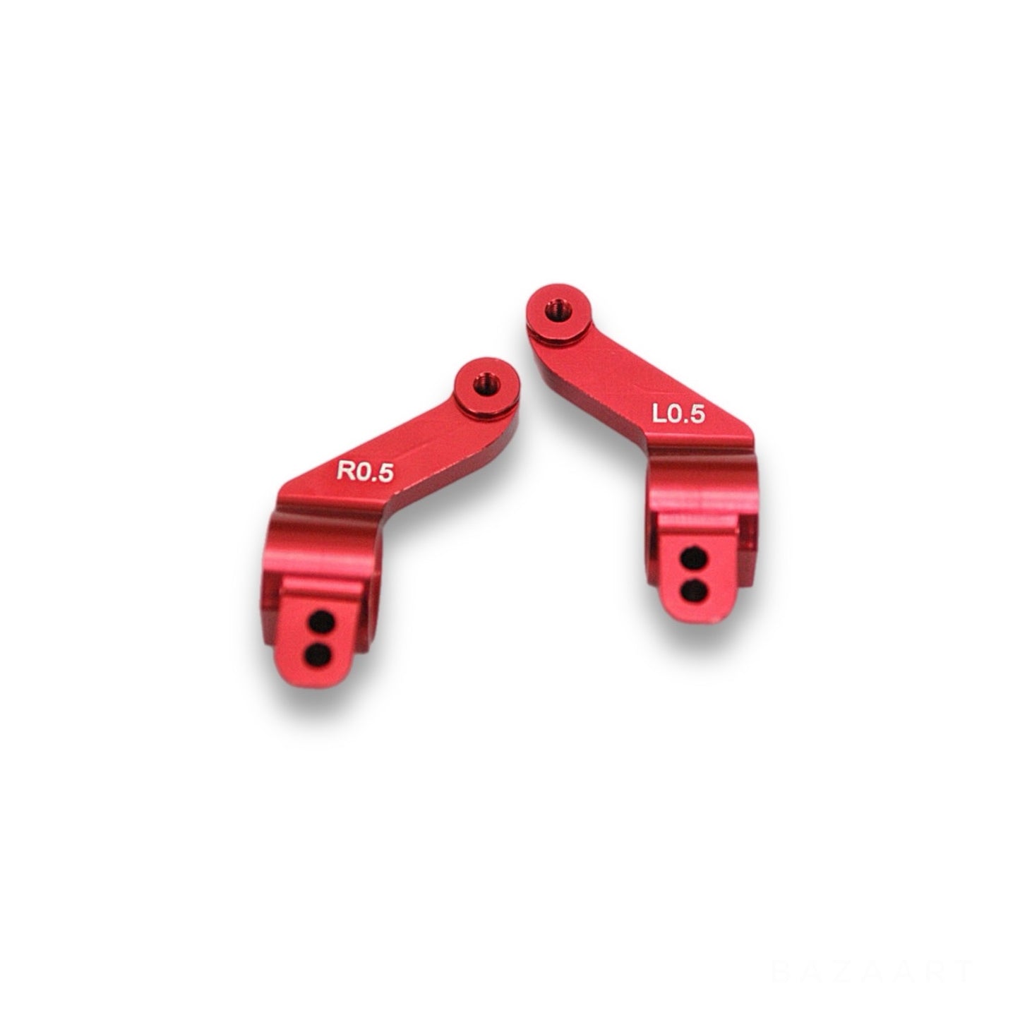 Team STRC CNC Precision Machined Aluminum 0.5 Deg. Toe-in Rear Hub Carriers (1 Pair)
