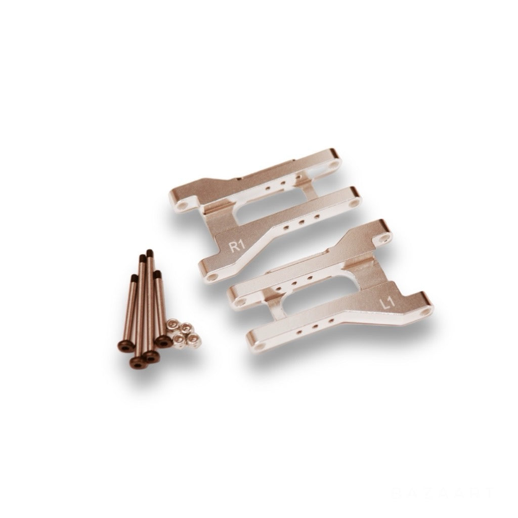 Team STRC CNC Machined Aluminum Toe-In Rear Arms (1° Toe-In)