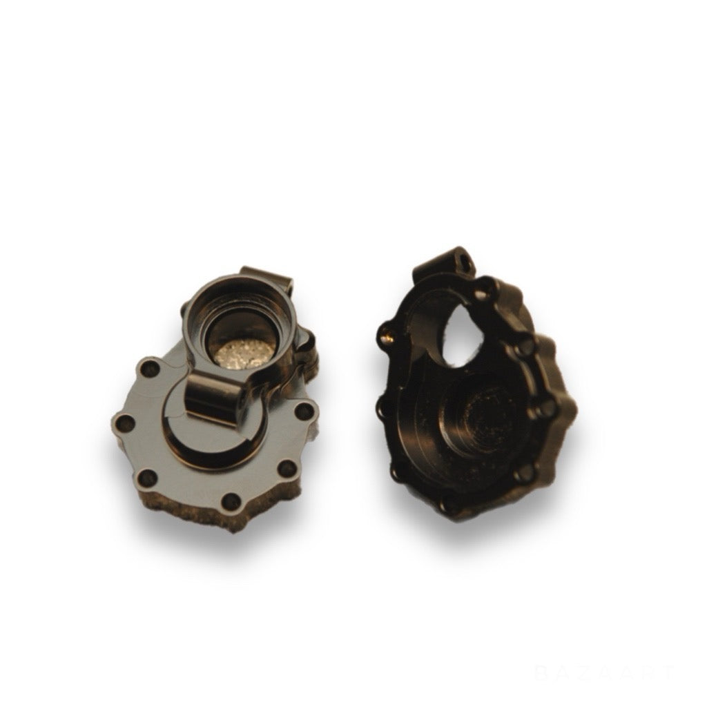 CNC Machined Brass Rear Inner Portal Drive Housing for Traxxas TRX-4 (2Pcs)