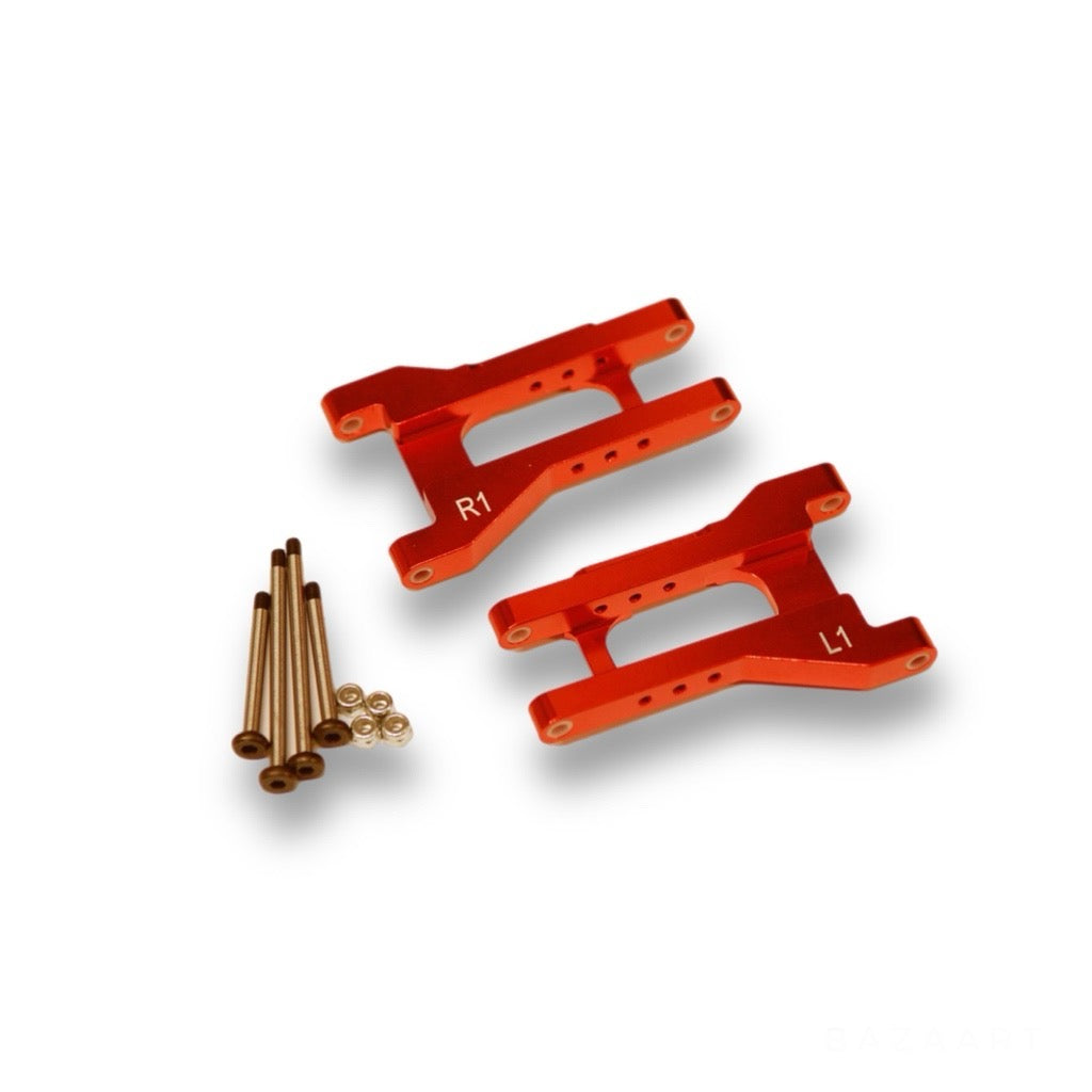 Team STRC CNC Machined Aluminum Toe-In Rear Arms (1° Toe-In)