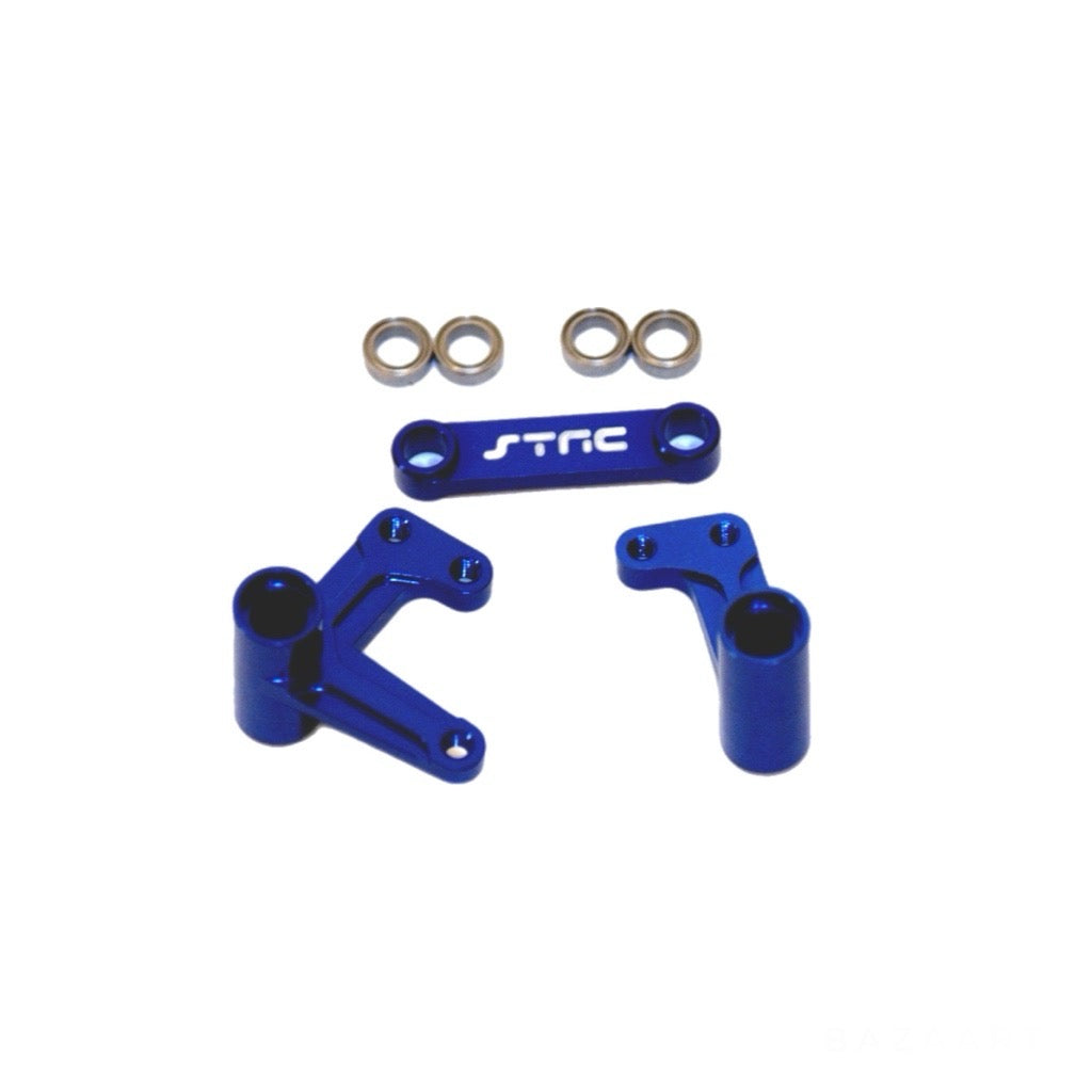 Team STRC Aluminum Steering Bellcrank Set (w/bearings) for Slash/Rustler/Bandit