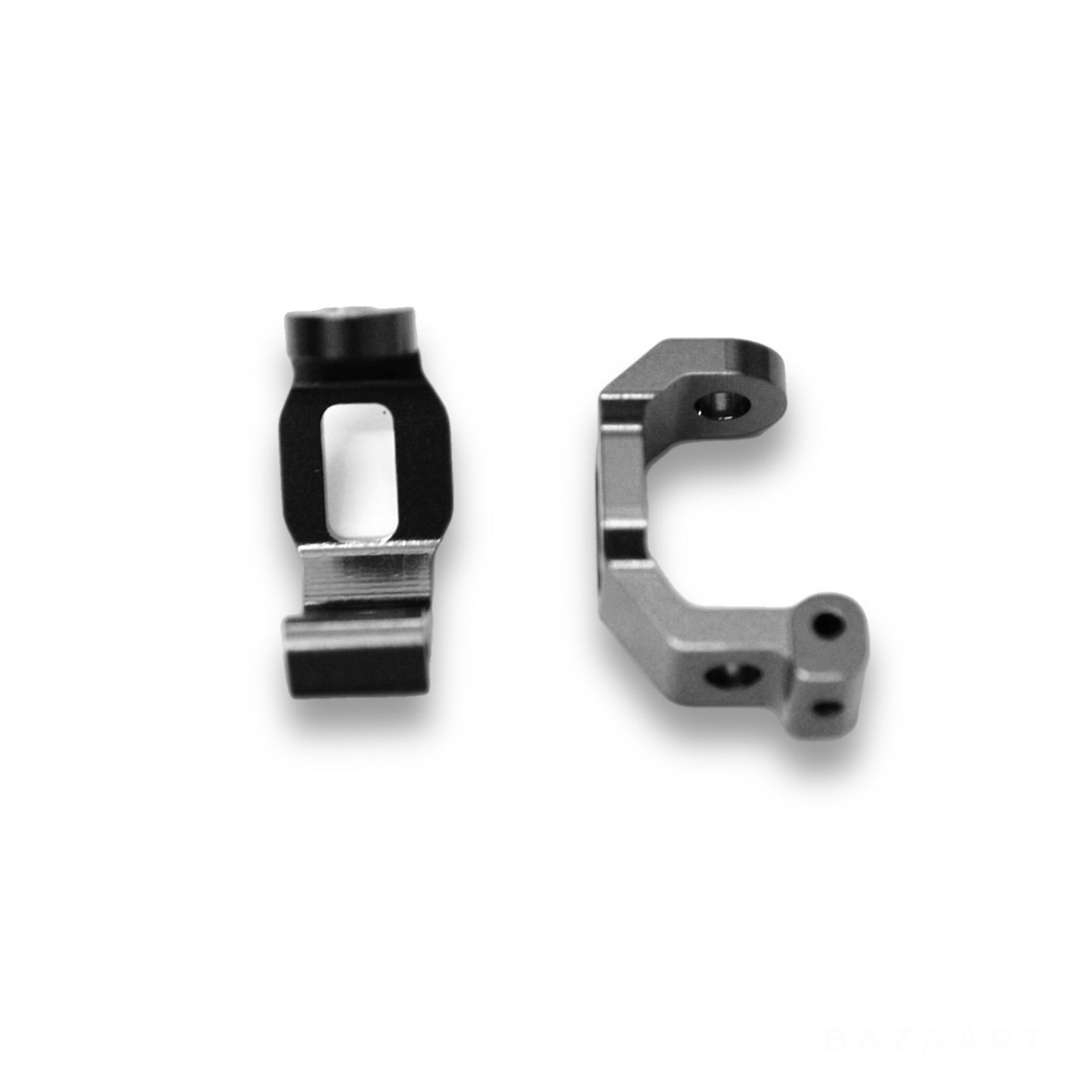 CNC Machined Alum. HD Front Caster Blocks (1 Pair)