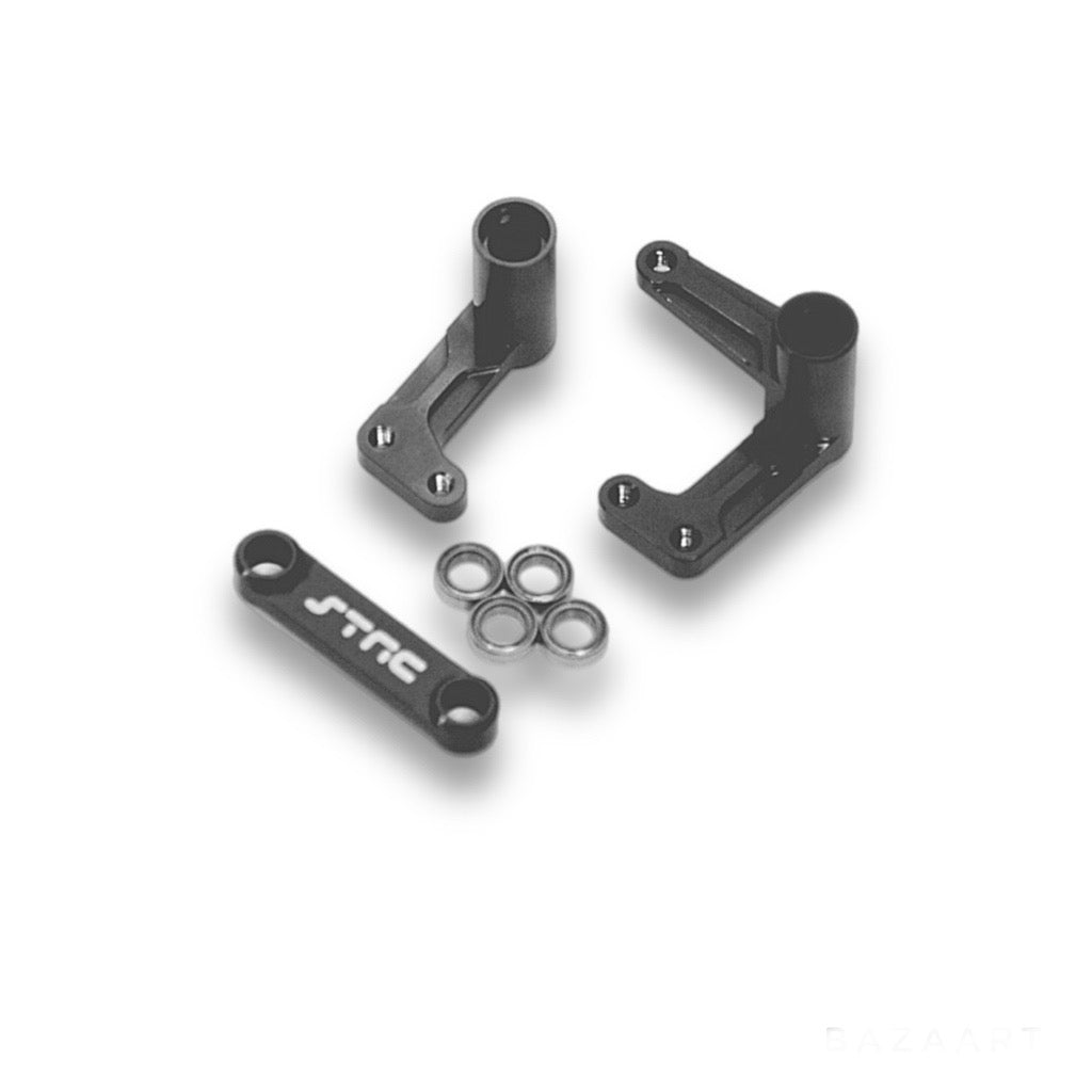 Team STRC Aluminum Steering Bellcrank Set (w/bearings) for Slash/Rustler/Bandit