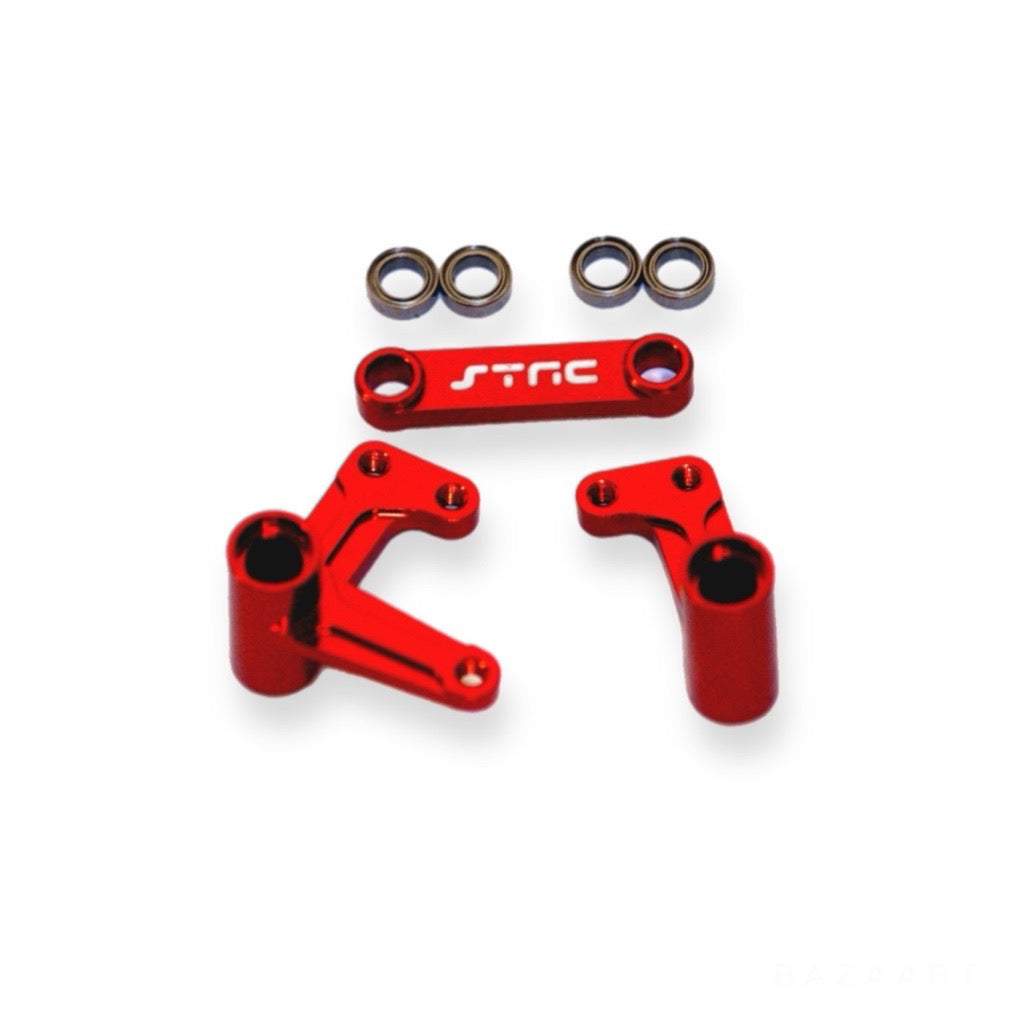 Team STRC Aluminum Steering Bellcrank Set (w/bearings) for Slash/Rustler/Bandit