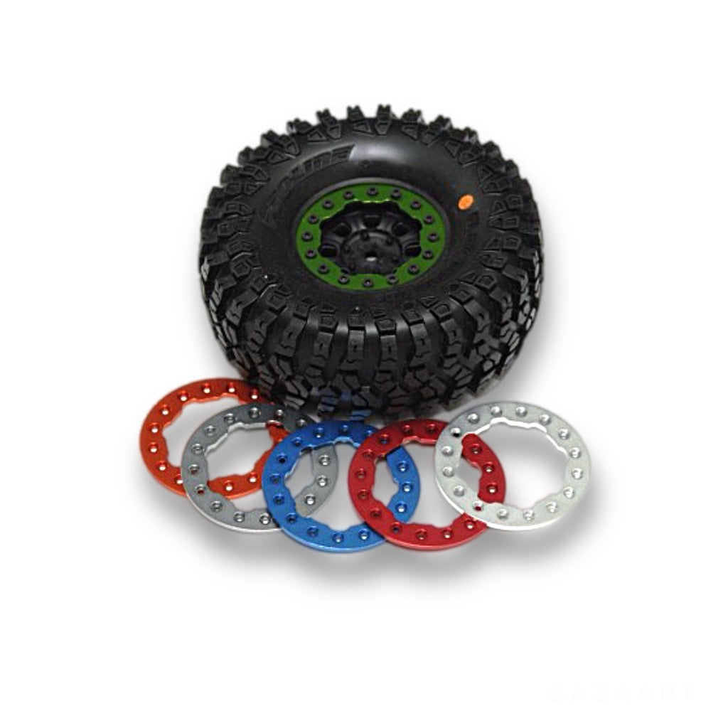 CNC Machined Aluminum Beadlock Rings for Proline Faultline/Denali 1.9" Wheels (1 Pair)