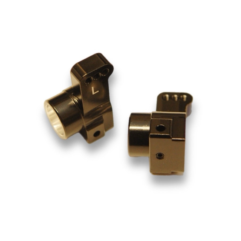 CNC Machined Aluminum Rear Hub Carriers 0 Deg. Toe-in for Associated DR10/SR10M (1 Pair)