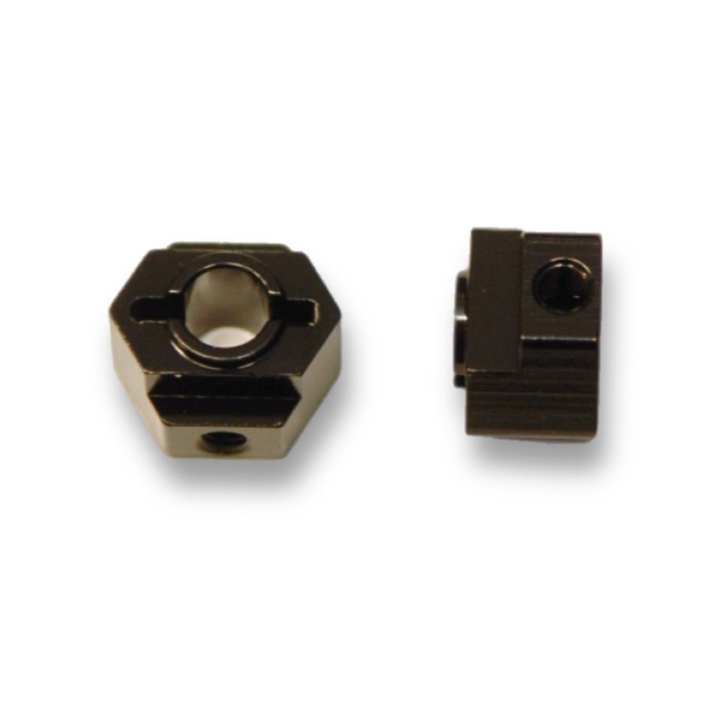 CNC Machined Aluminum Rear Hex Adapters for Associated DR10/SR10M (1 Pair)