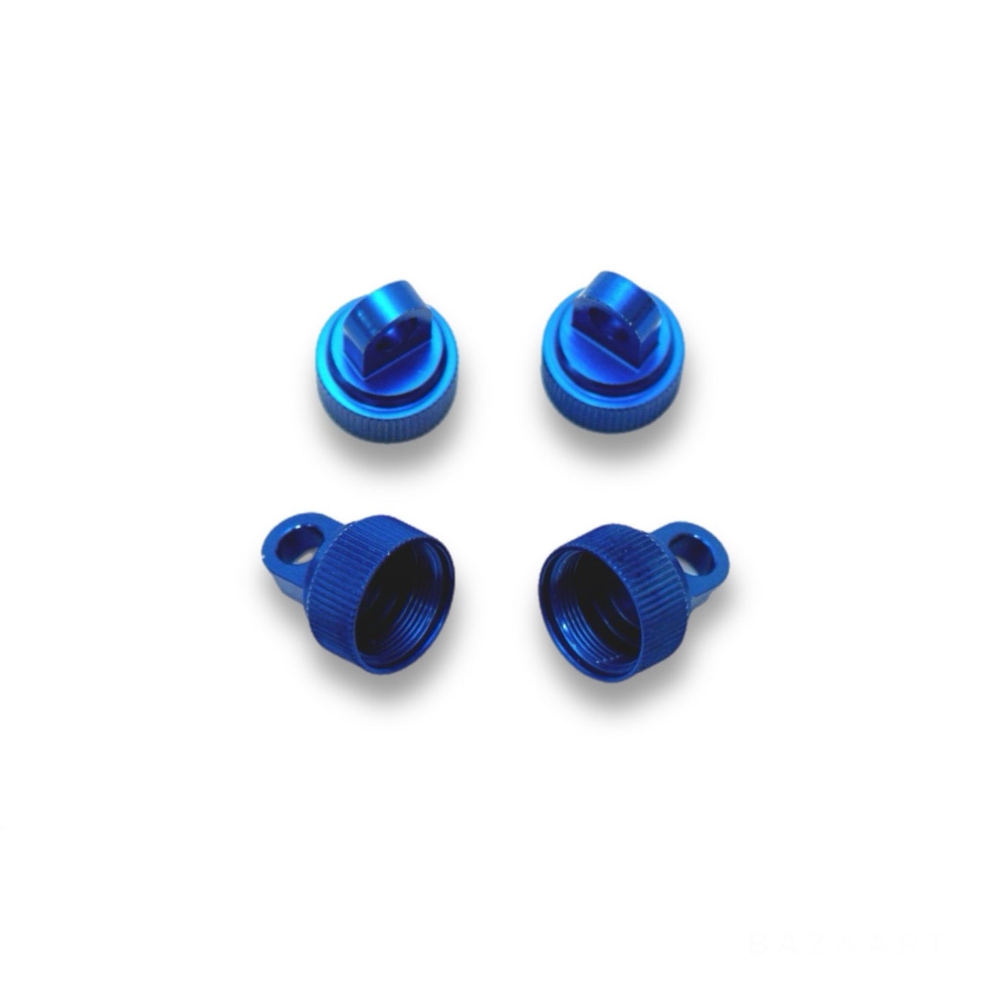 Team STRC Aluminum CNC Machined Upper Shock Caps (4 Pcs)
