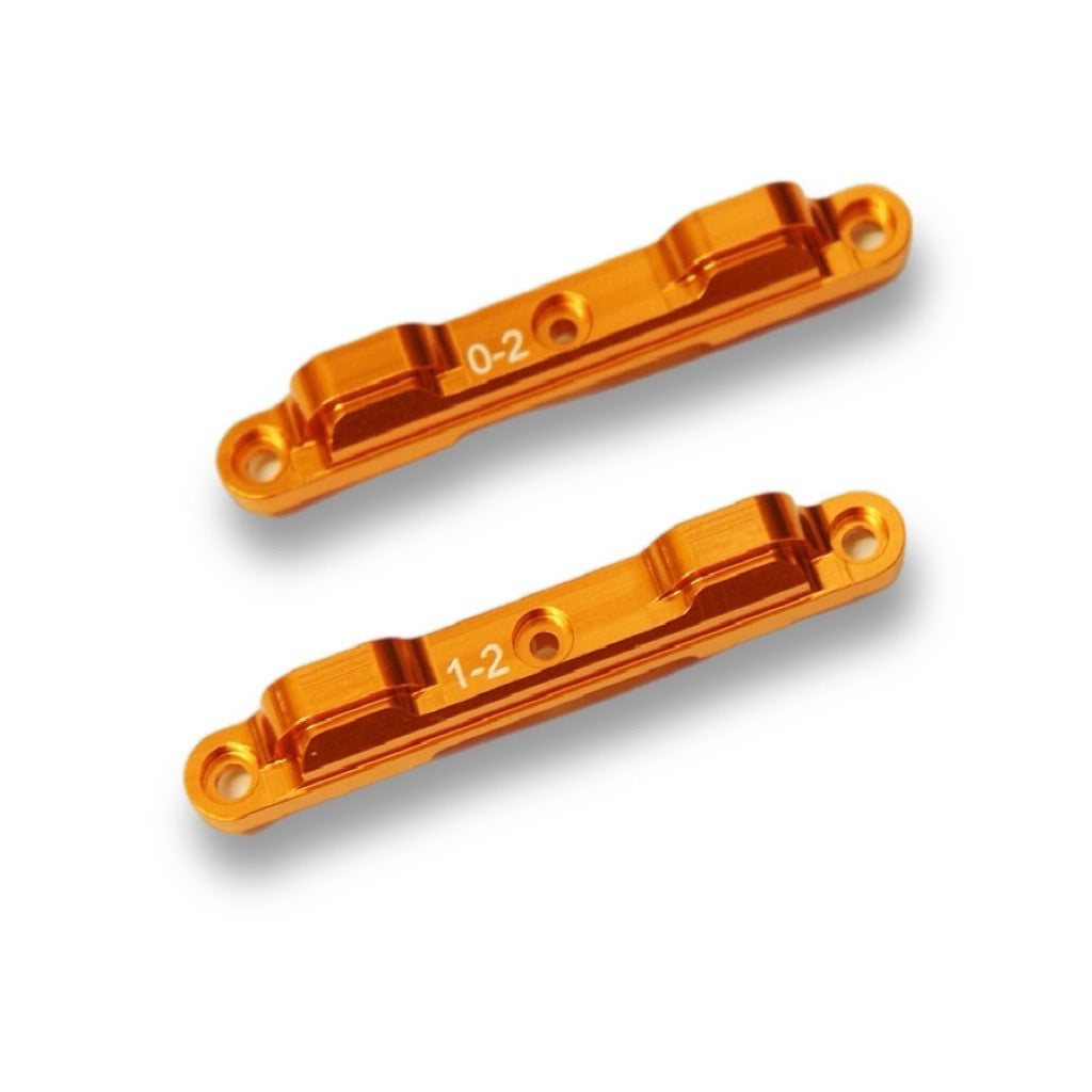 CNC Machined. Alum. 0 Deg. & 1 Deg. Rear Suspension Block Set for Associated DR10 (1 Pair)