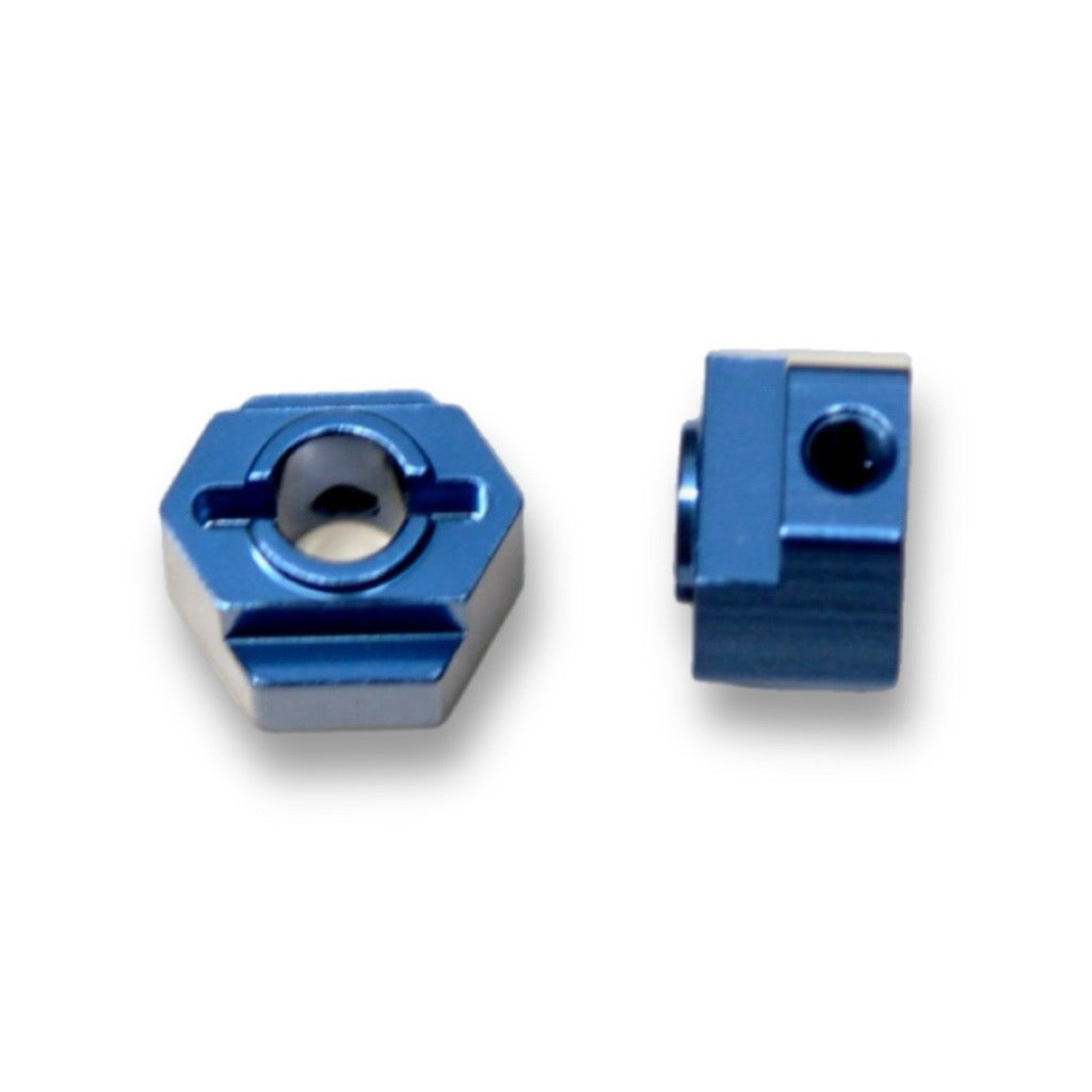 CNC Machined Aluminum Rear Hex Adapters for Associated DR10/SR10M (1 Pair)