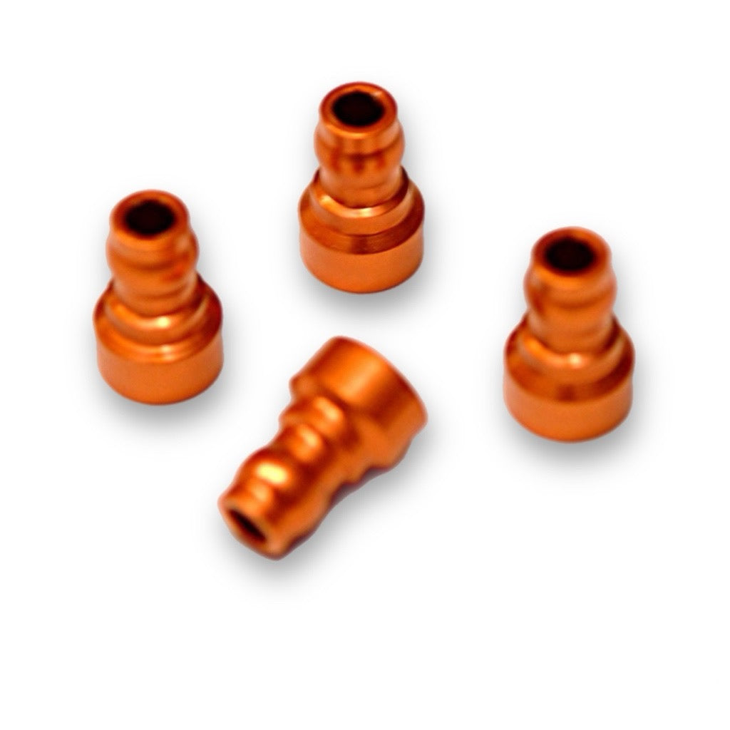 CNC Machined Aluminum Upper Shock Mount Bushing for Associated DR10/SR10M (4 pcs)