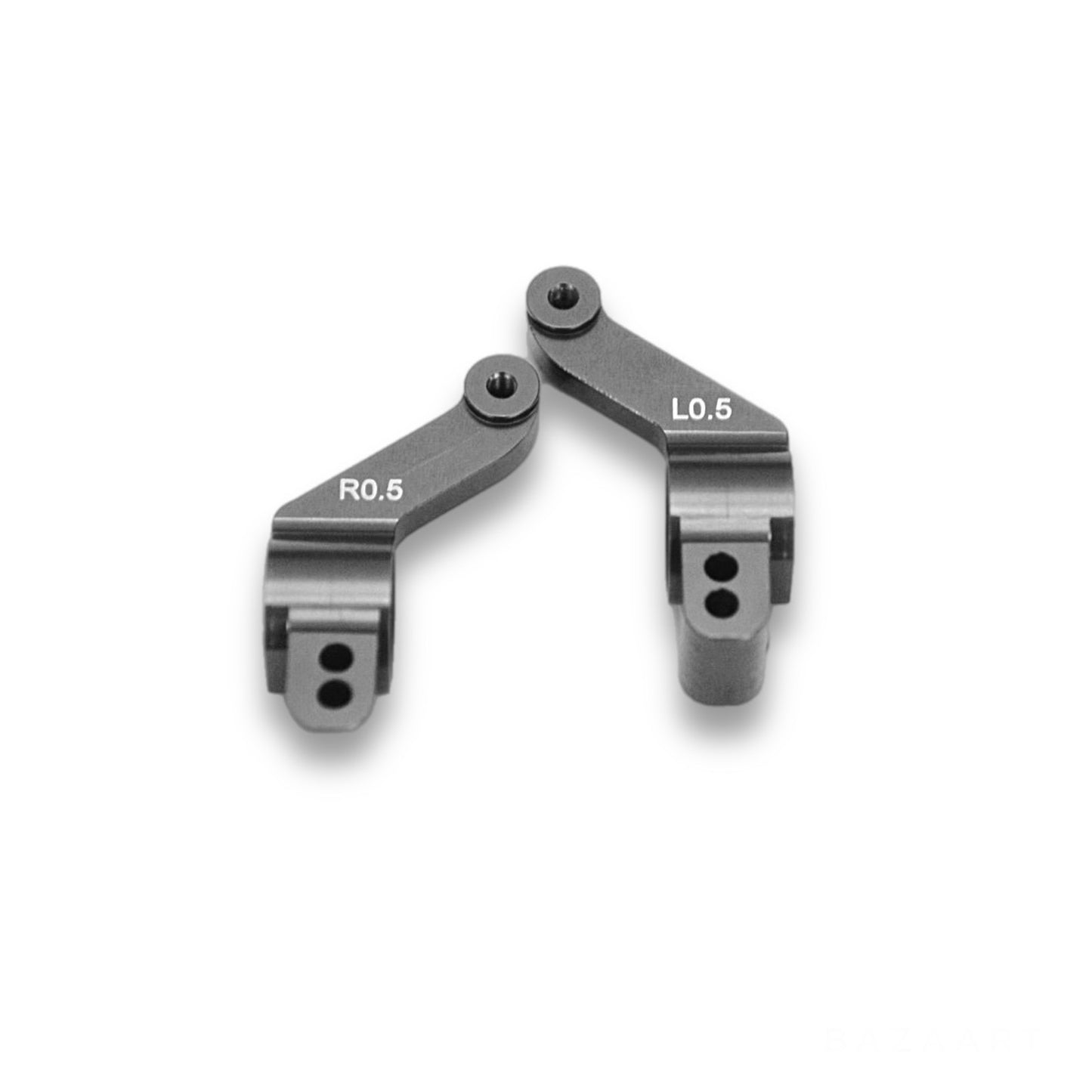 Team STRC CNC Precision Machined Aluminum 0.5 Deg. Toe-in Rear Hub Carriers (1 Pair)