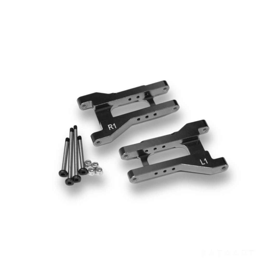 Team STRC CNC Machined Aluminum Toe-In Rear Arms (1° Toe-In)