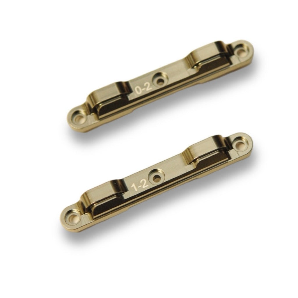 CNC Machined. Alum. 0 Deg. & 1 Deg. Rear Suspension Block Set for Associated DR10 (1 Pair)