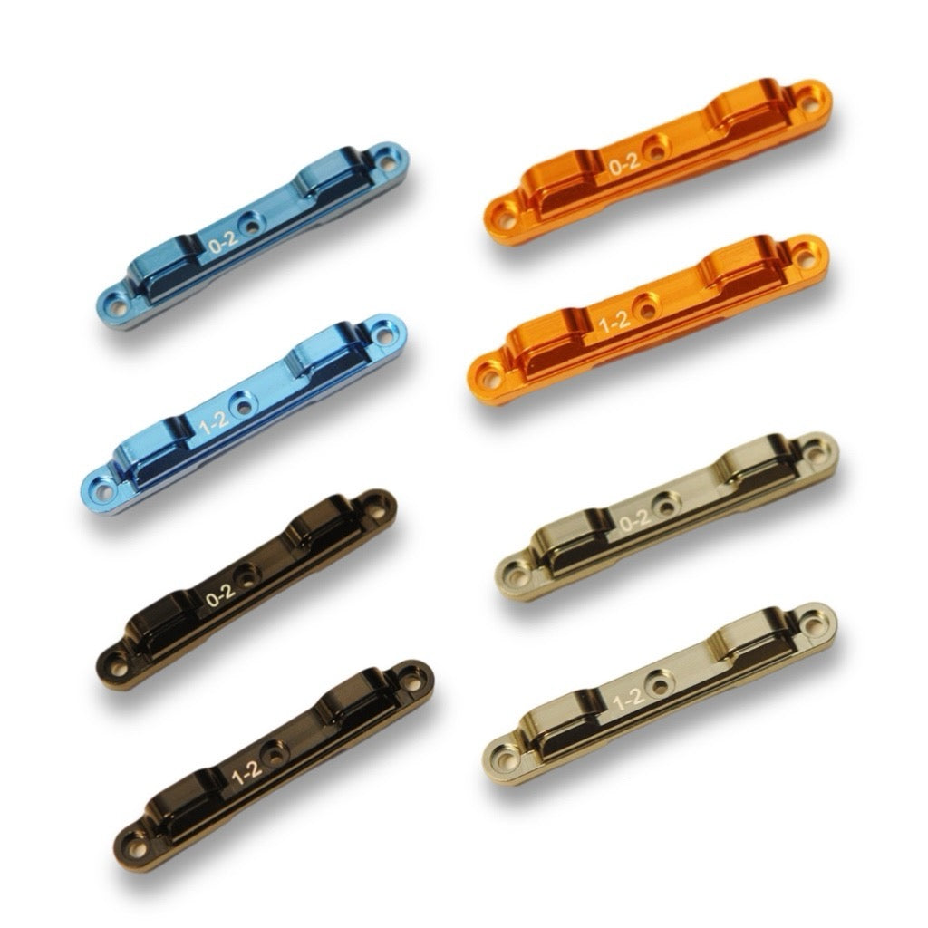CNC Machined. Alum. 0 Deg. & 1 Deg. Rear Suspension Block Set for Associated DR10 (1 Pair)