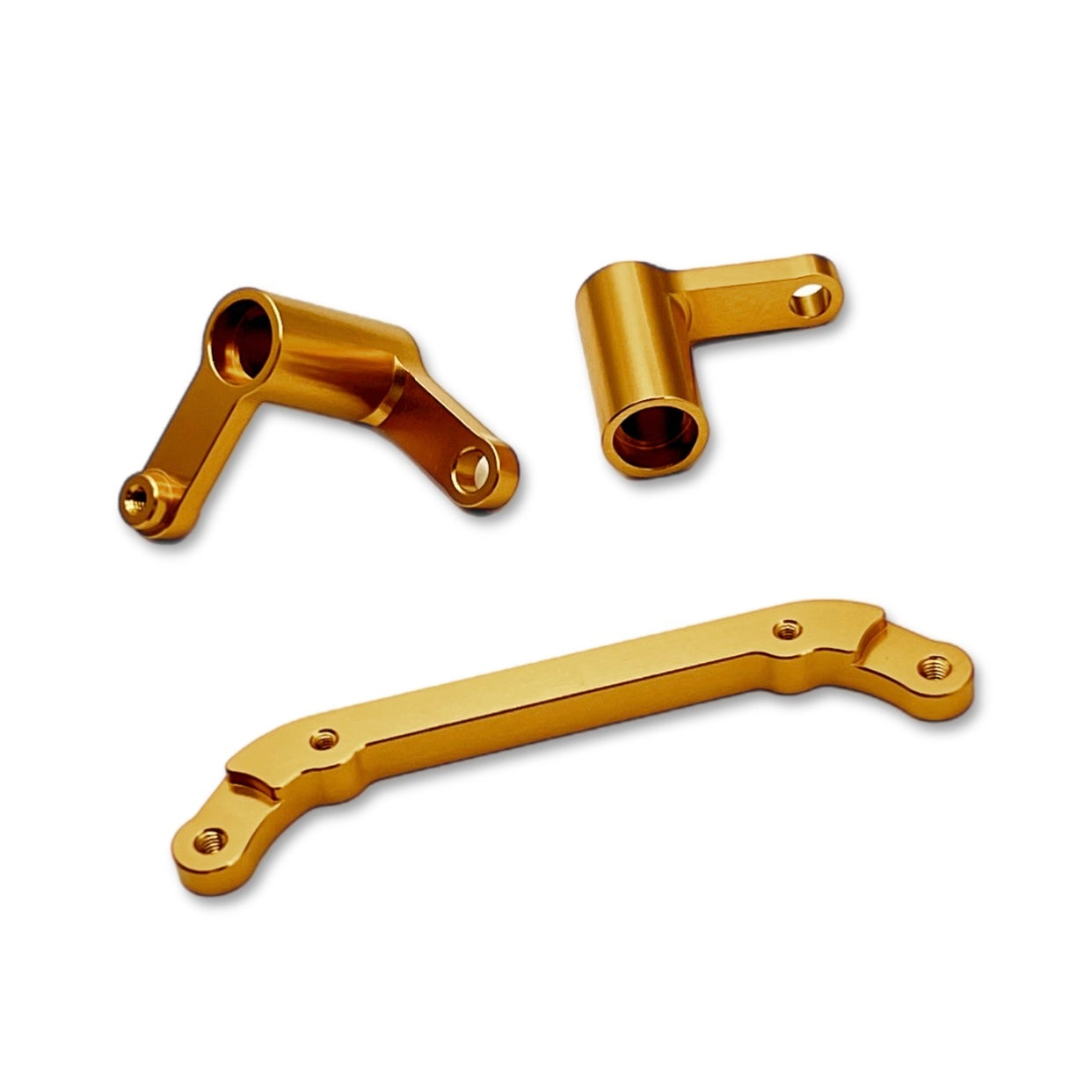 CNC Machined Aluminum Steering Bellcrank Set for Redcat Lowrider "Hopper" series