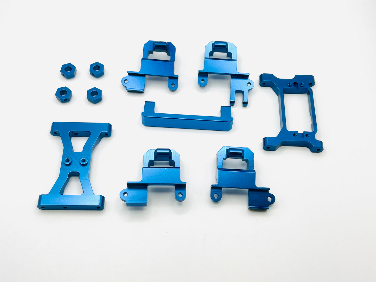 STRC Ultimate Aluminum Option Parts Package Traxxas TRX-4 Defender/Sport (Blue)