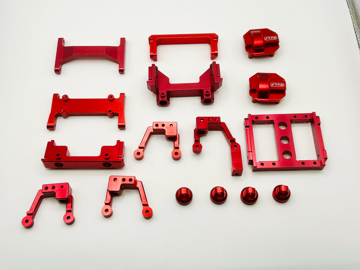 STRC Aluminum Option Parts Combo for Associated Element Enduro (Red)