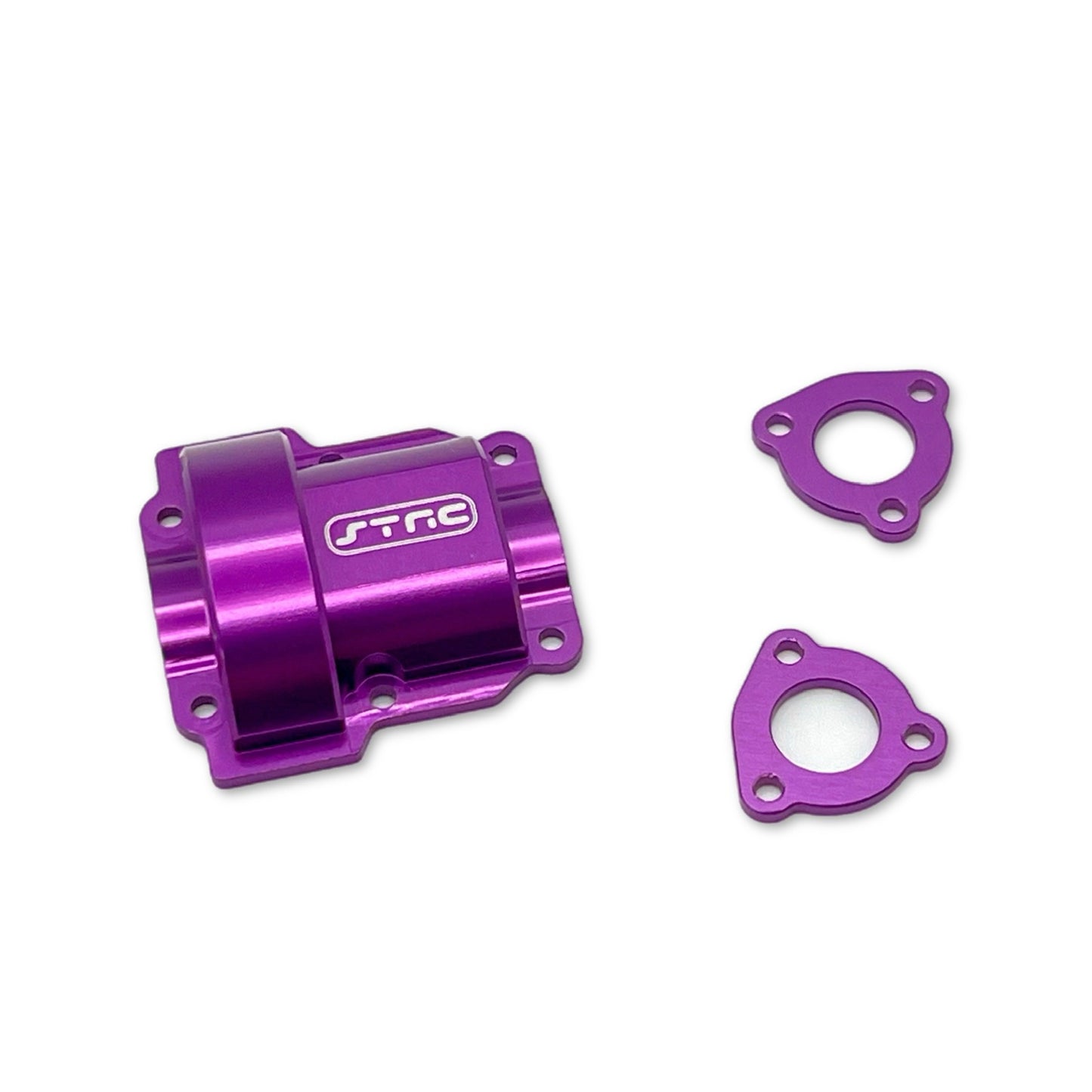 CNC Machined Aluminum Rear Axle Differential Cover + Lock-out plates for Redcat Lowrider