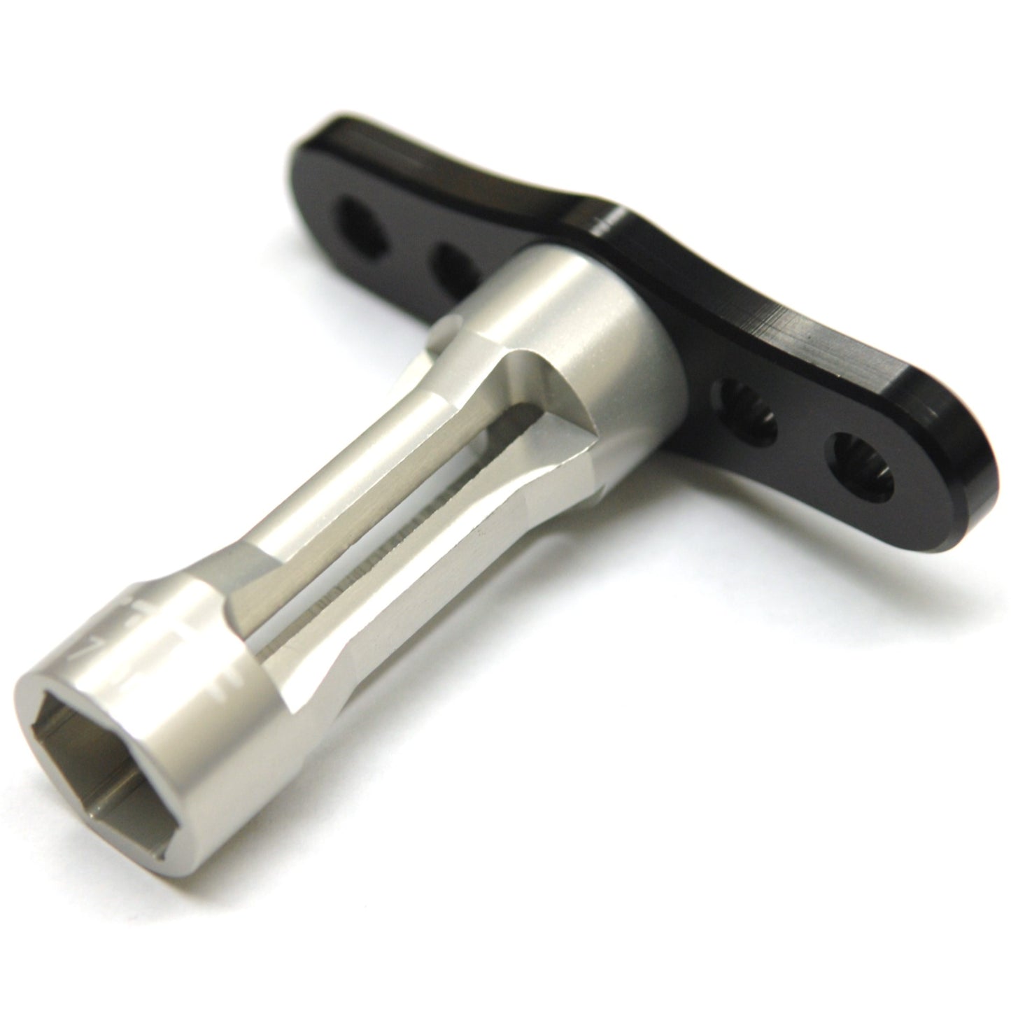 CNC Machined Aluminum 17mm 1/8th Hex Wheel Nut Wrench