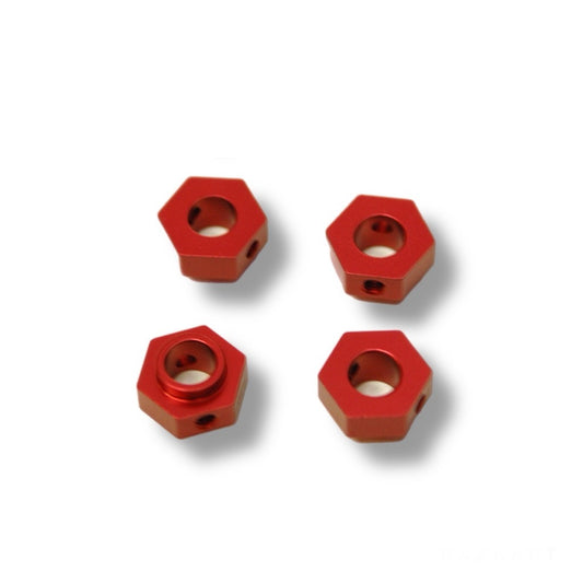 CNC Machined Aluminum Wheel Hex Adapters for Traxxas TRX-4 (4Pcs)