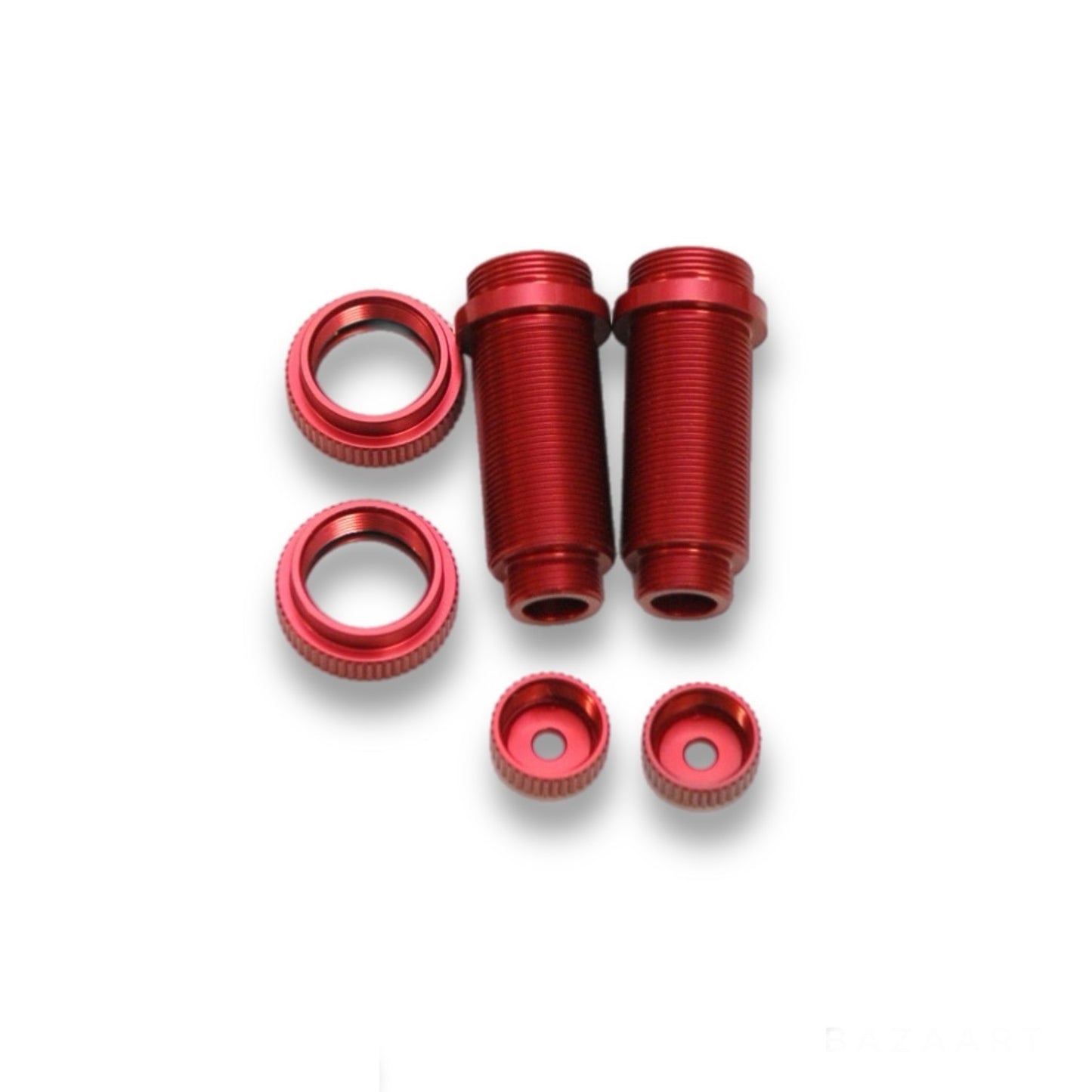 Team STRC CNC Machined Threaded Aluminum Rear Shock Body Set (1 Pair)