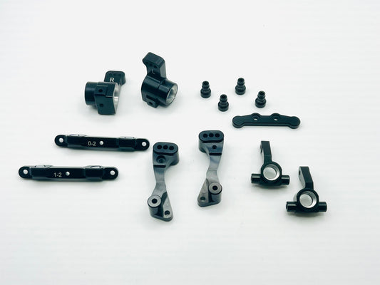 STRC Performance Aluminum Option Parts Associated DR10 Drag/SR10M Dirt Oval Black Anodized