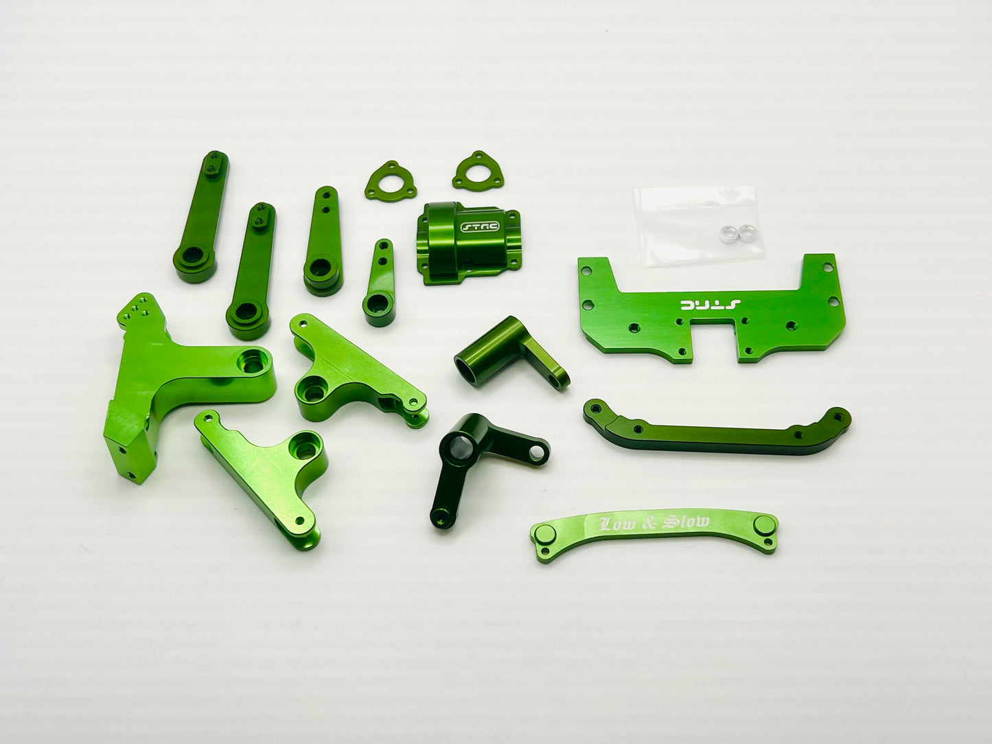 ST Racing Concepts 1/10th Redcat Lowrider Aluminum Option Parts set (Green)