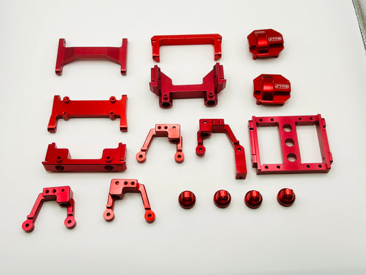 STRC Aluminum Option Parts Combo for Associated Element Enduro (Red)